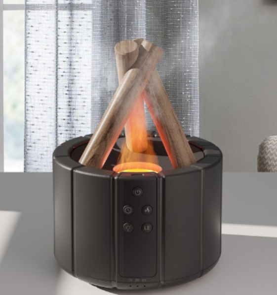 Simulated Flame Aroma Humidifier