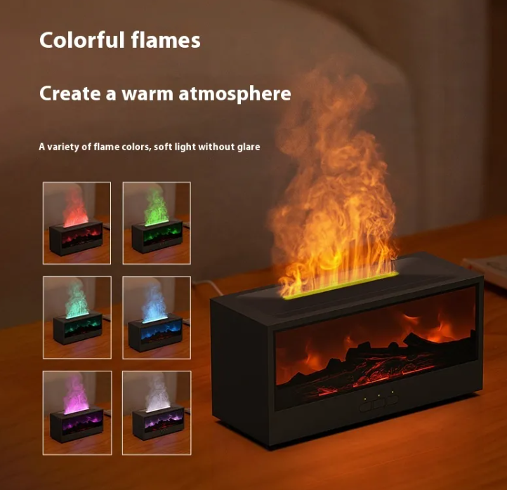 Aromatheraphy cozy Flame Aroma Humidifier