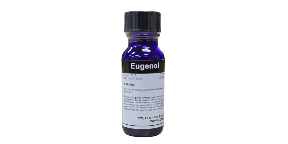 Eugenol (Clove Oil) Potent High Purity Aroma Compound - 15ml (0.5 Fl Oz)