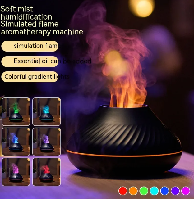 Aromatheraphy Small Colorful Flame Aroma Diffuser