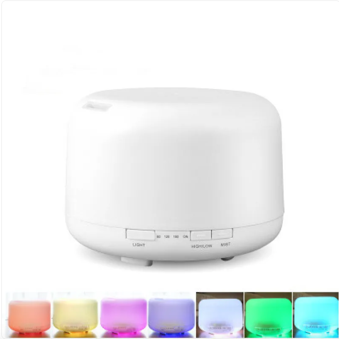 500ml Ultrasonic Aroma Diffuser & Humidifier